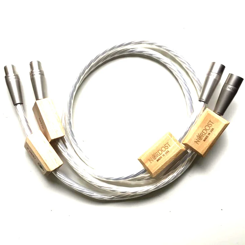 HI Cấp Không Bạc Mạ Dây Tối Cao Tham Khảo Interconnects XLR Cân Bằng Cáp Audiophile Cho Khuếch Đại Đầu CD Không Hộp