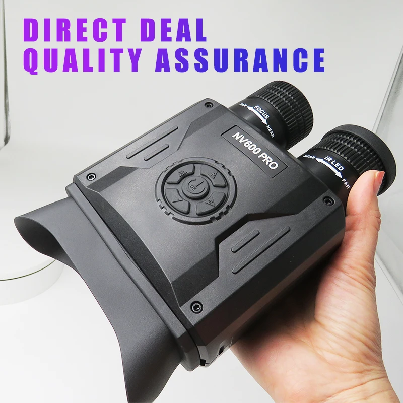 

Digital IR Telescope Zoom Optics Photos Video Recording Hunting Camera Night Vision rechargeable Device Binoculars 650 Yards