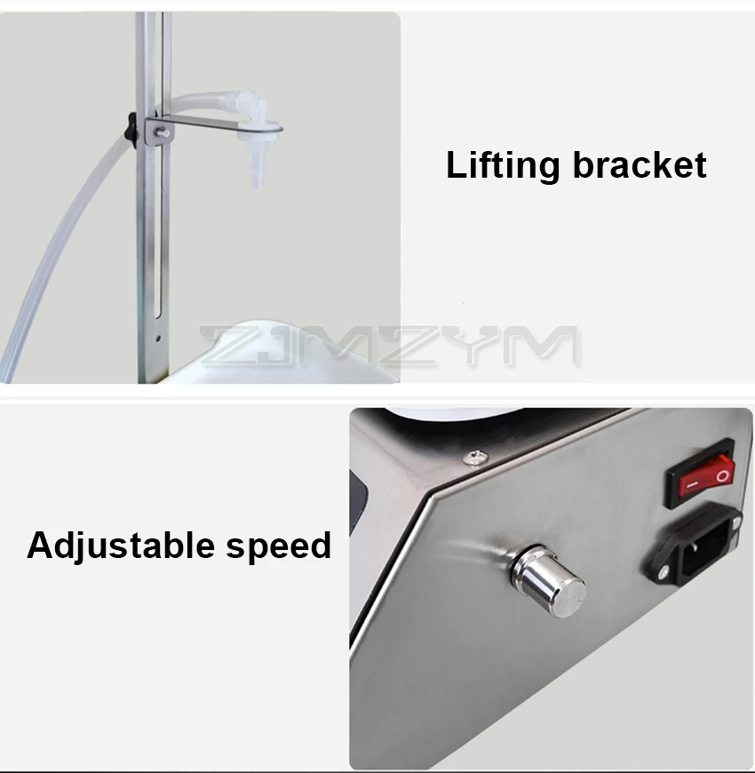 Machine de remplissage et de pesage pour bouteilles, pompe péristaltique automatique, distributeur quantitatif de liquide 3-CSY-1200 ml, 300