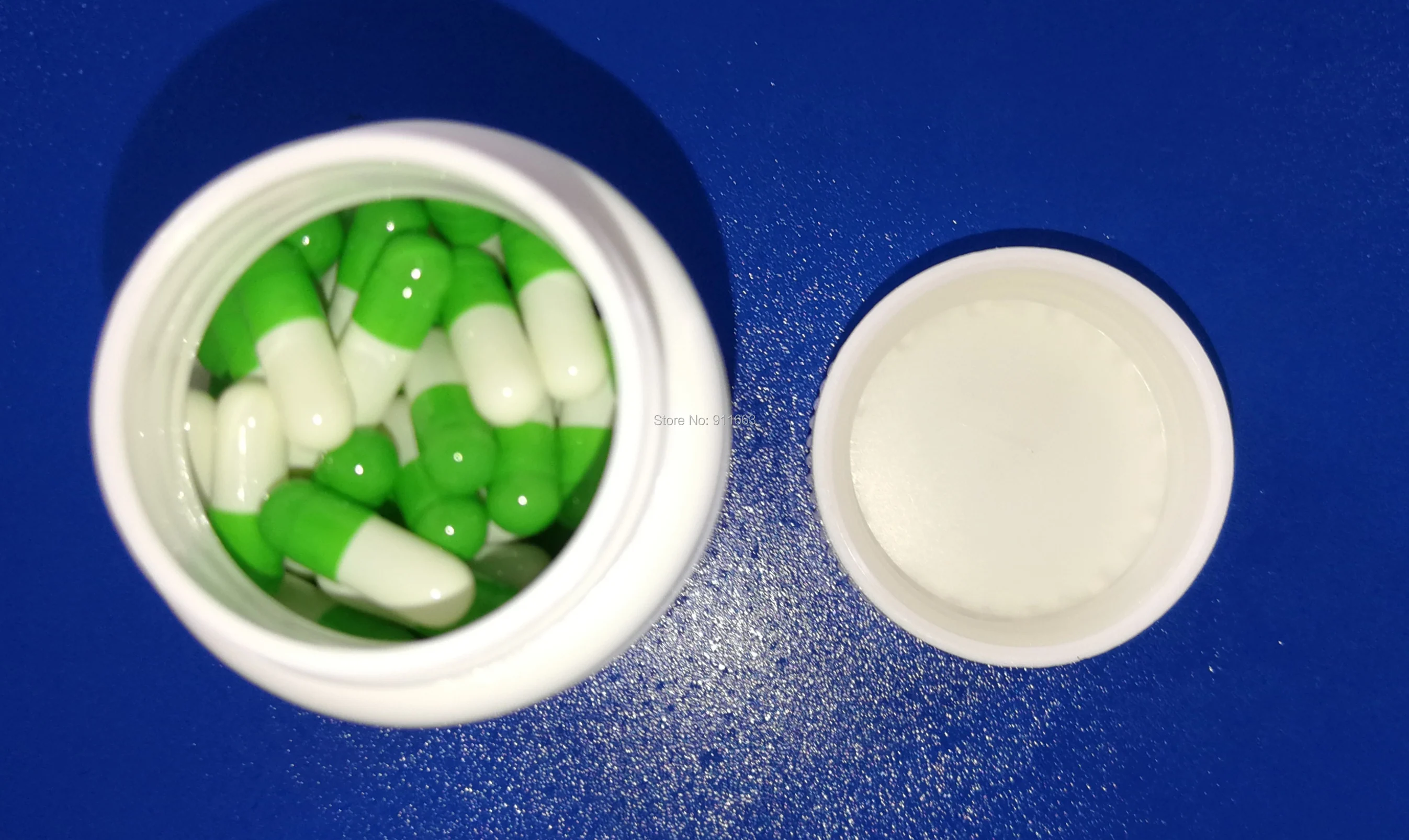 

100 ml bamboo like Medical plastic bottles with pressure caps,for empty capsules,capsules,pills,granules,pellets etc!