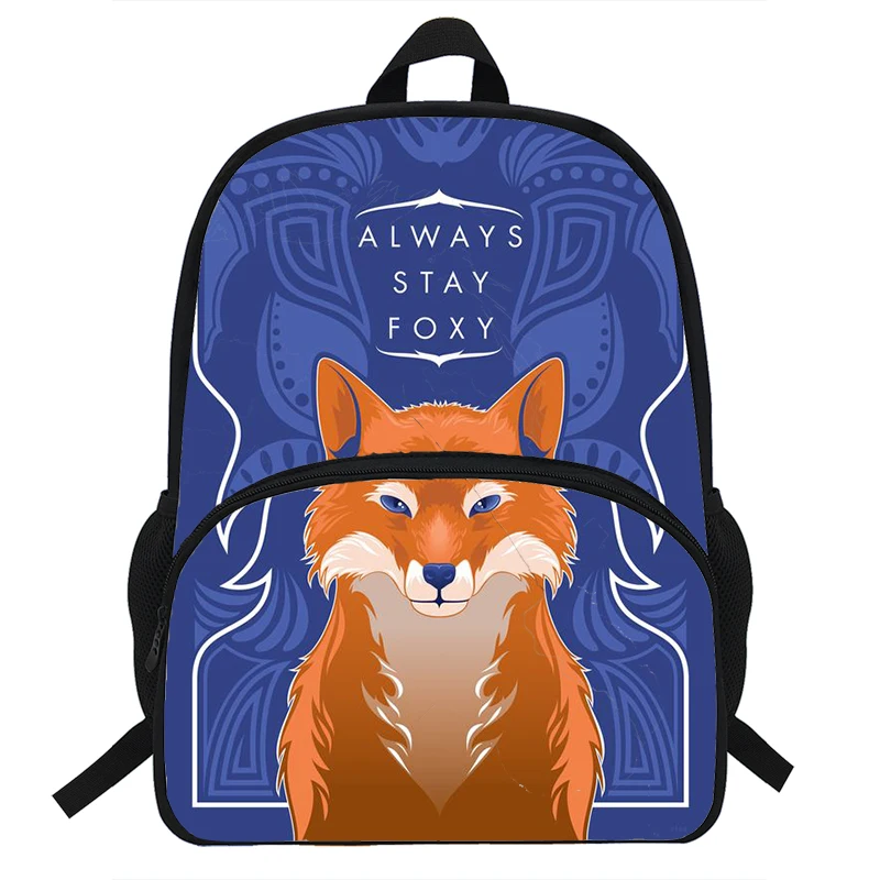 2017 16 Inch Mochila Infantil Fox In Hình Ba Lô Trẻ Em Bé Trai Trẻ Em Học Túi Dành Cho Thanh Thiếu Niên Túi Nữ