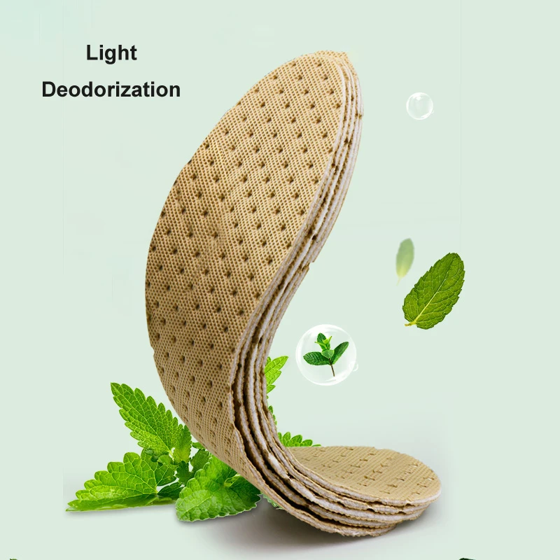 Solette deodoranti alla menta traspiranti morbide scarpe comode Pad per uomo donna raffreddare respirare liberamente piedi per la salute inserire suole