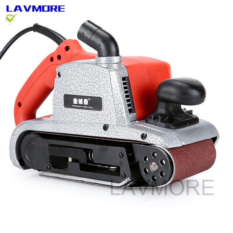 4 inch high-power sanding belt machine, portable sanding and polishing machine, flat plate sanding machine, woodworking