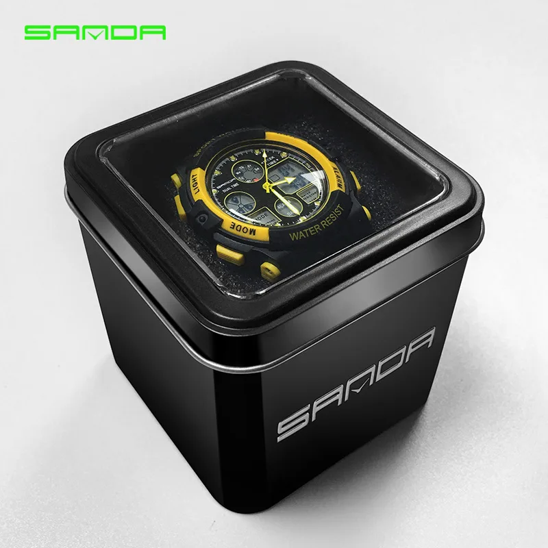 SANDA Watch Original Case for Watch Packaging Box Best Gift Electronic Watches Outdoor Sports Watch Boxes Wholesale Dropshipping