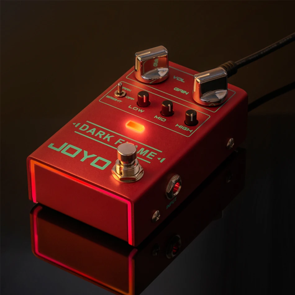 JOYO/IRIN Red Distortion Pedal High Gain Metal Pedal  Band Controller Equalizer 10 Band EQ Electric Guitar Pedal Guitar Parts