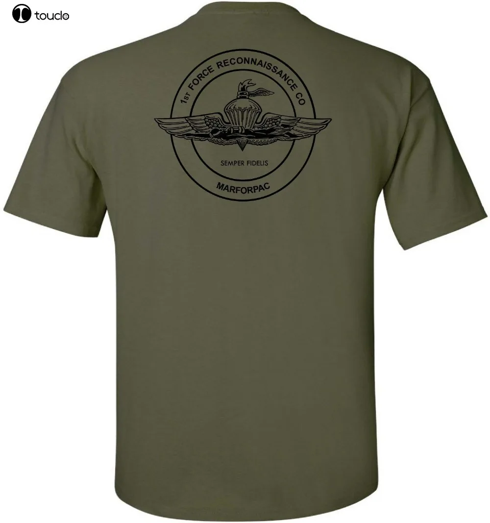 Usmc United States Marine Corps Recon - 1St Force Reconnaissance Company Newest 2019 Men Fashion O-Neck Brand Men\'S Tee Shirt