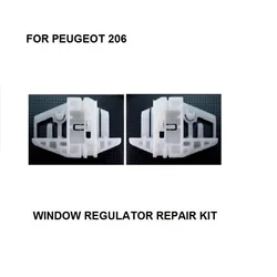 WINDOW REGULATOR KIT FOR PEUGEOT 206 WINDOW REGULATOR REPAIR KIT CLIPS FRONT RIGHT 1998-2007