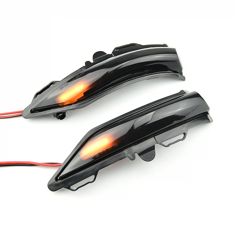 Turn Signal Light LED Side Wing Rearview Mirror Repeater Blinker For Ford Fiesta ST Line MK8 2018 2019