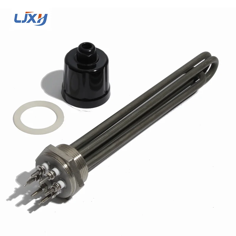 LJXH 1.25inch BSP Thread Heater Heating Element for Water/Oil Green 304SS and 304SS DN32