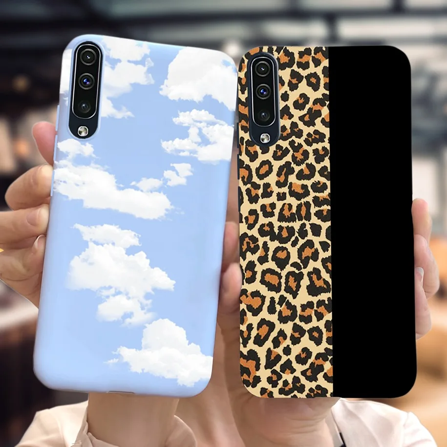 Leopard Cover For Samsung Galaxy A70 SM-A705F Case Silicon Coque Soft TPU Phone Case For Samsung A70 A 70 A 70S A707F Funda 6.7"