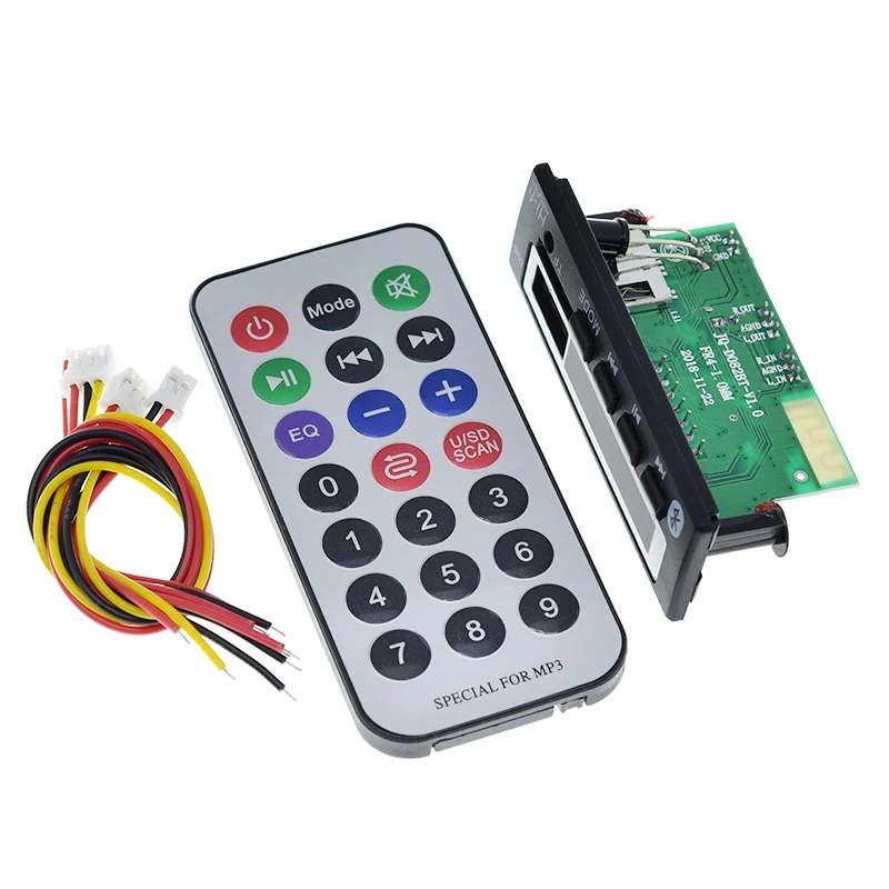 1/3PCS Auto Audio USB TF FM Radio Modul Drahtlose Bluetooth 5V 12V MP3 WMA Decoder Board MP3 Player mit Fernbedienung Für Auto – Detail 8