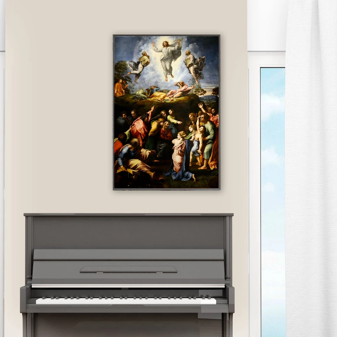 التغيير بواسطة رافائيل تحفة الاستنساخ ملصق بساطتها قماش صورة طباعة