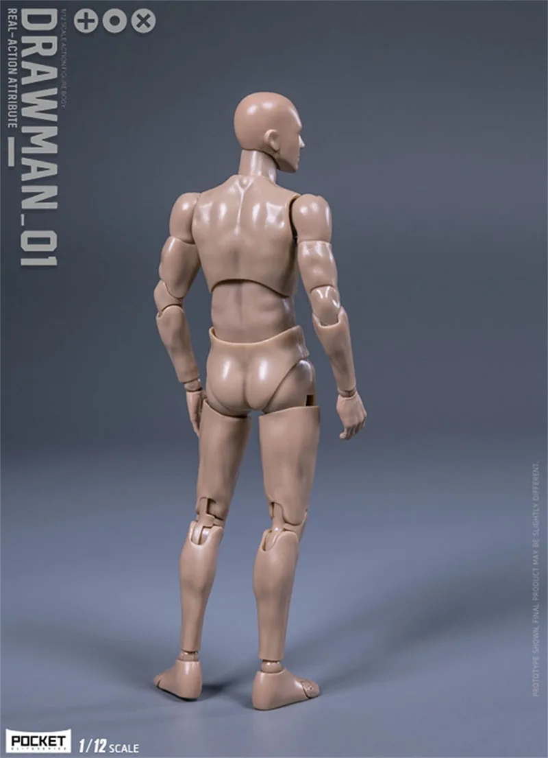 DAMTOYS DPS01 1/12 Male Action Figure Model 6'' Drawman Removable Joint Body Dolls