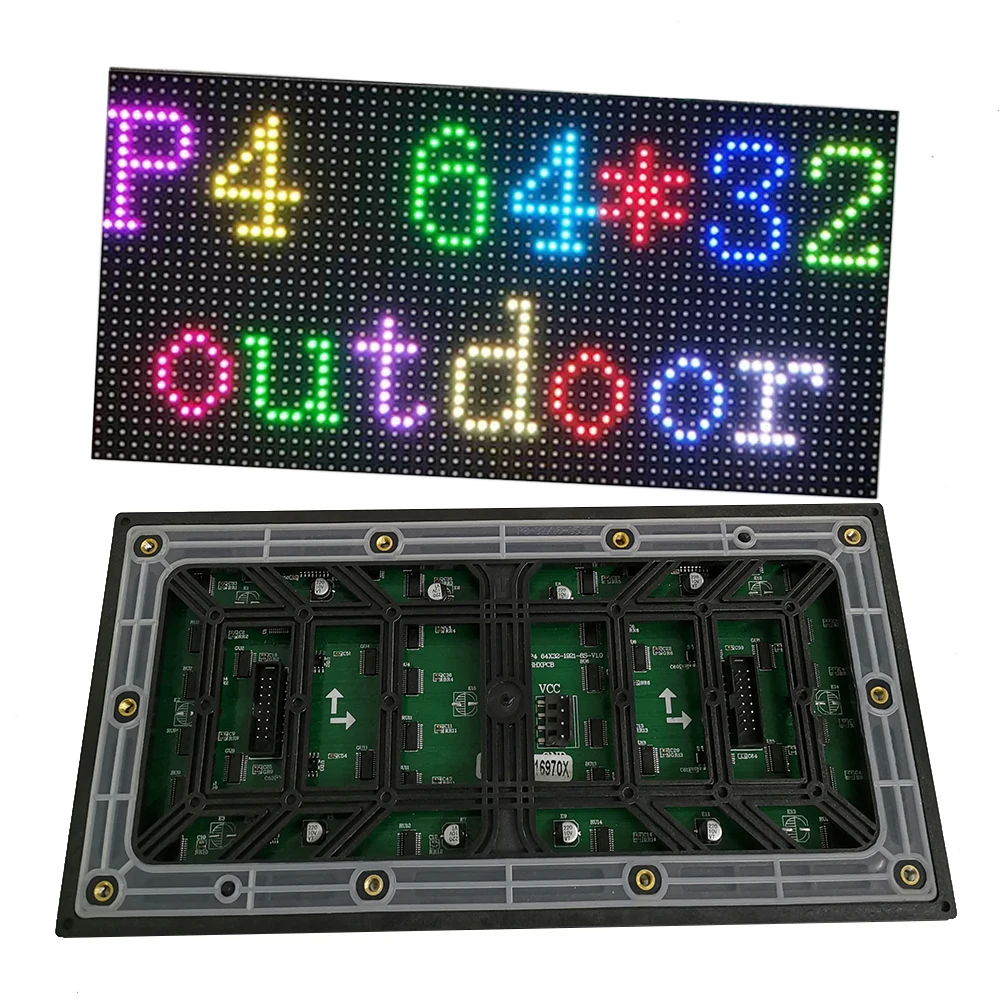 

P4 Outdoor HD LED Display Module 256x128mm Full Color RGB SMD LED Module Panel High Brightness