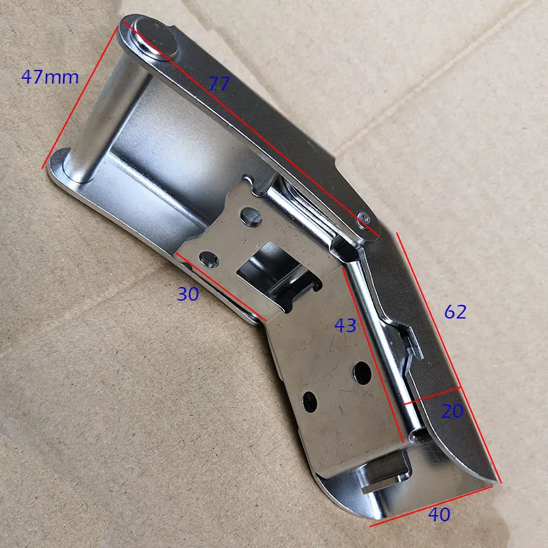 Stainless Steel Lock Side Box Tool Case Bag Part Hardware Motorcycle Aluminum Alloy Trunk Fixed Buckle DIY Handmade