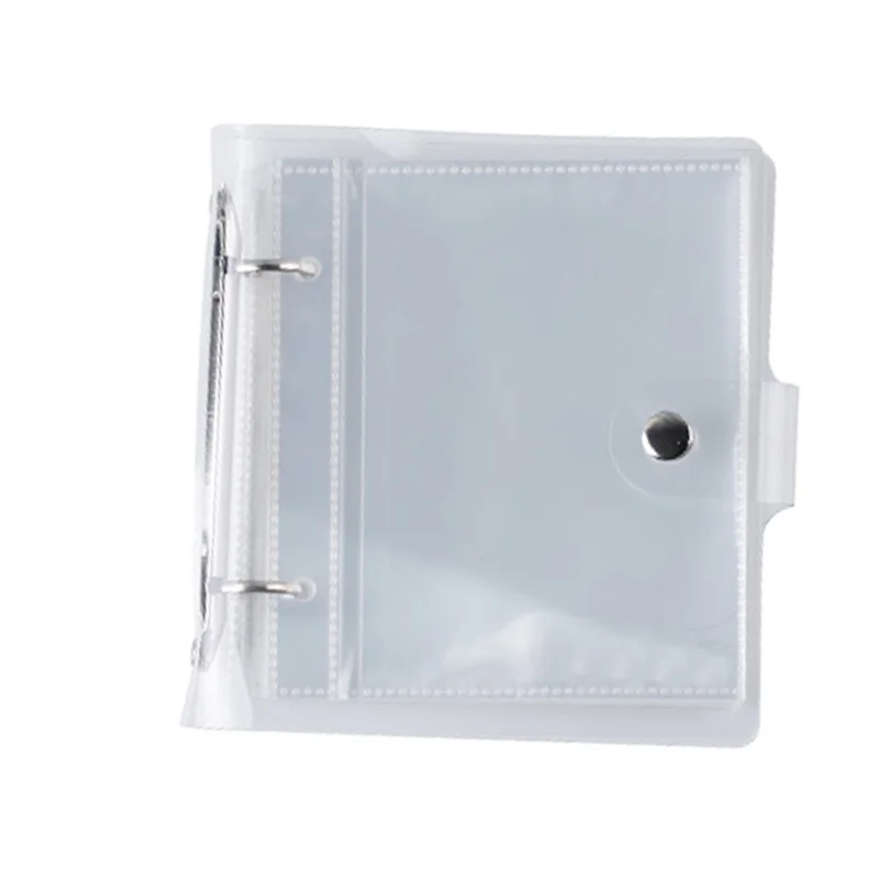 Yoofun 100/50 Pockets PVC Portable Photo Album Laser Color Album for Mini Instax & Name Card Album Photo Book Transparent