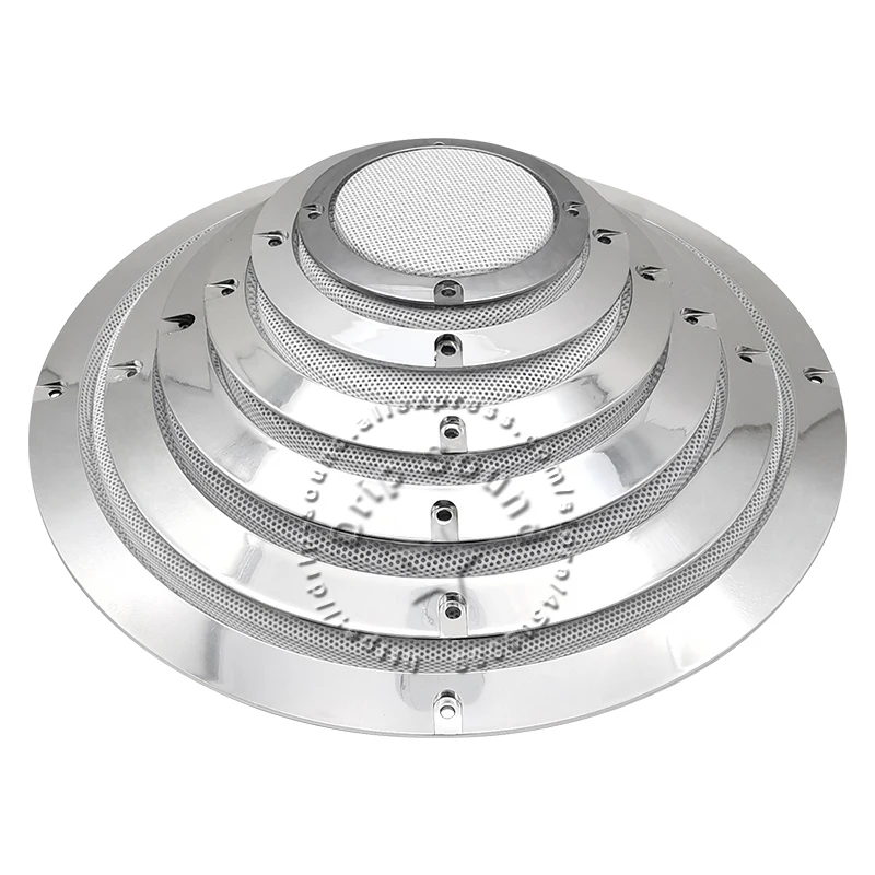 สำหรับ2 "/3"/4 "/5"/6.5 "/8"/10 "Grill Speaker ฝาครอบ Hige-รถ Home Audio Conversion สุทธิตกแต่งวงกลมป้องกันตาข่ายโลหะ