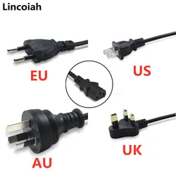1.2m EU/US/AU/UK Plug AC Power Supply Adapter Cord Cable Lead 3-Prong for Laptop Power Cords