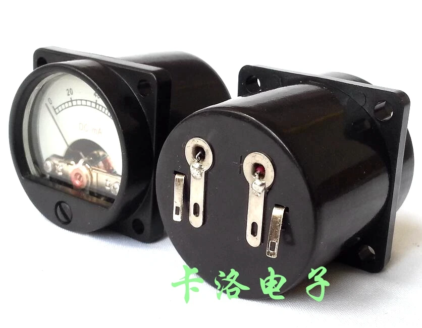 Acessórios do forro do amperímetro da c.c. de dc100ma com luz de fundo tubo eletrônico 300b forro amperímetro
