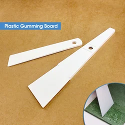 OWDEN Leather Craft Tools White Plastic Gumming Board Smear Glue Scraper Smear Glue Tools  DIY Gumming Easily