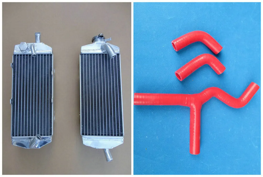 

HOT SELLING Aluminum Alloy Radiator + Hose For 2003-2006 KTM 400 450 525 SX/MXC/EXC 2003 2004 2005 2006