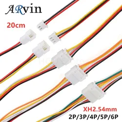 JST konektörü XH2.54mm 2P 3P 4P 5P 6P kablo konnektörleri tel konnektörleri fiş soketi JST XH2.54mm Pitch 2.54mm 2-6Pin 20CM 26AWG