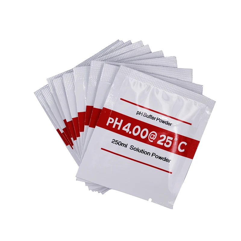 4 Bags PH Buffer Powder for PH Test Meter Measure Calibration Solution 1pcs 4.00 and 1pcs 6.86 Calibration Point 15%off