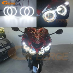 For Kawasaki Ninja ZX-14 ZX14 Zx14r ZZR1400 Excellent Ultra Bright Day Light COB SMD LED Angel Eyes Kit Halo Rings