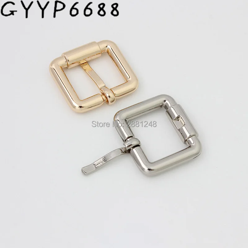 

10-30pcs 4colors Inner 19mm (1") X16mm nickel color non turn buckle square belts bags fasteners silder buckle pin buckle