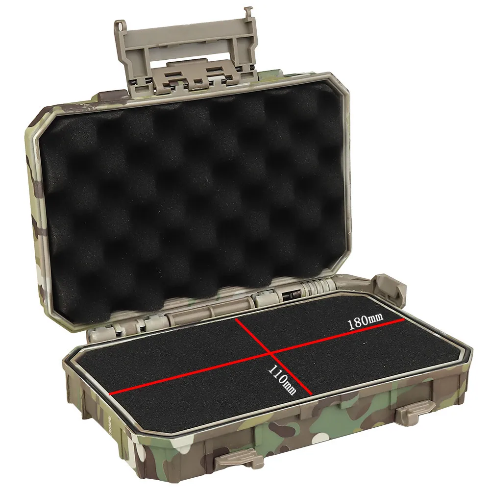 Shooting Tactical Hunting Airsoft Critical Gear Case Tool Storage Pre-cut Foam MOLLE Interior Exterior Hook Loop Accessories