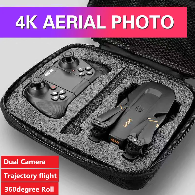 

Professional Dual smart positioning Follow Me RC Drone with 4k Dual Camera gesture photo speed control rc Quadcopter VS E88 S137