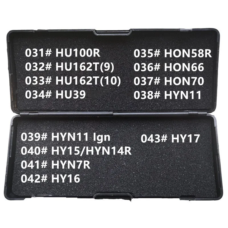 82-95 LiShi 2 en 1 2 en 1 TOY43 TOY38R VAG2015 HU162T(8) VA6 VA2T VAC102 WT47T YH35R YM15 YM23 YM28 YM30 ZD30 herramientas de cerrajero