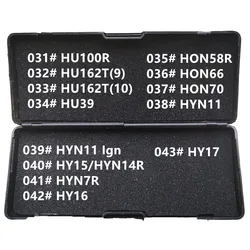 31-43 LiShi 2 in 1 HU100R HU162T9 HU162T10 HU39 HON58R HON66 HON70 HYN11 HY15 HYN7R HY16 HY17 Schlosser werkzeuge Für Alle Arten