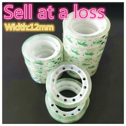 12mm Office S1 Small Transparent Tape Students Adhesive Tape Packaging Supplies