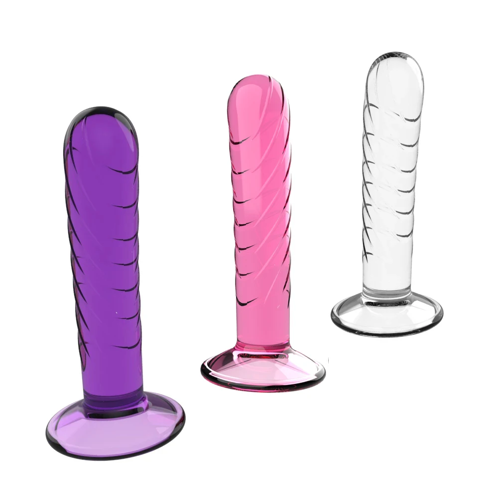 Realistic Dildo Anal Masturbator Sex Toys for Couples Crystal Jelly Dildo Suction Cup Penis Anal Butt Plug for Women Adult Shop