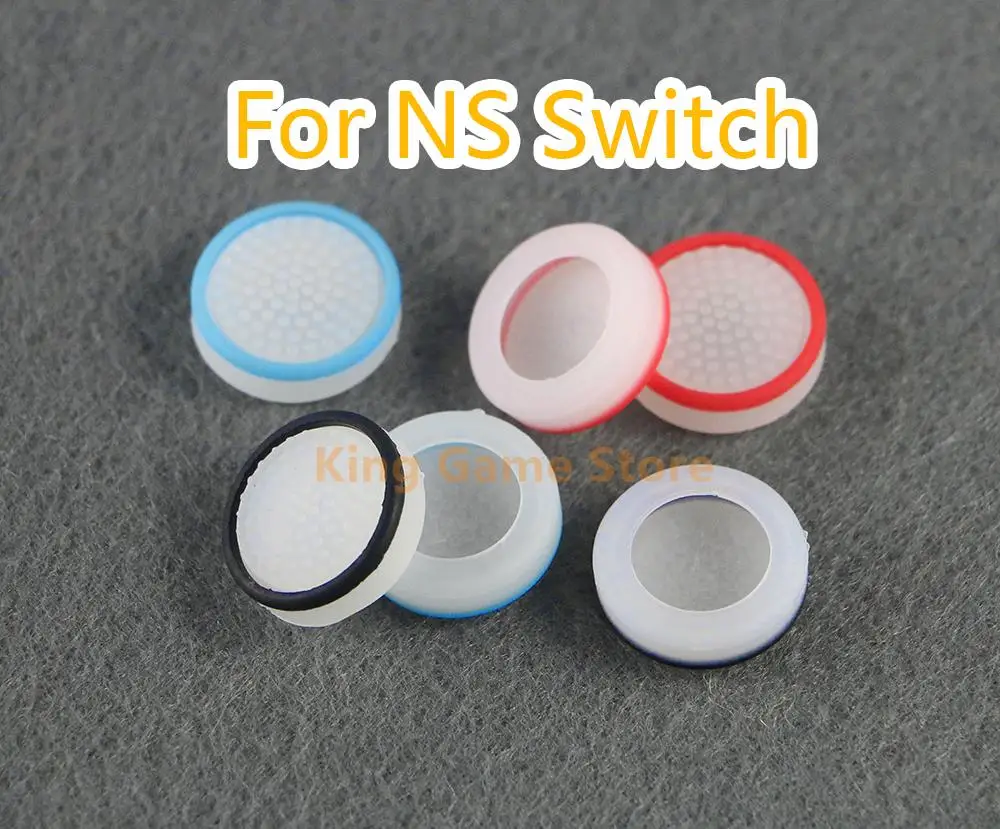 

300pcs/lot Joystick Grips Replacement For Nintend Switch NS Luminous Silicone Rubber Thumb Stick Caps for NS Switch Controller