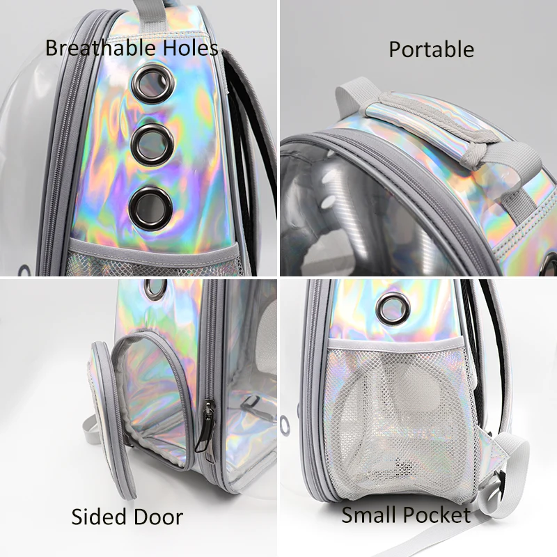 Transparent Bubble Pet Carrier Backpack Space Capsule Astronaut Breathable Backpack Outdoor Travel High Quality