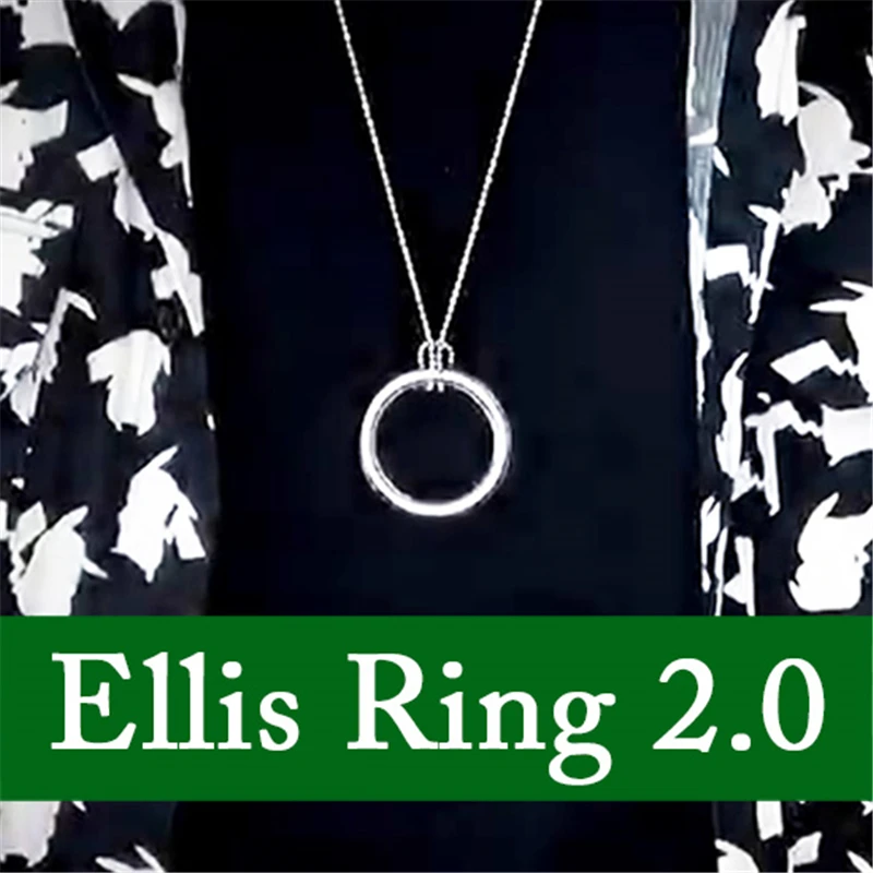 

Ellis Ring 2.0 Magic Tricks Stage Close-up Magia Ring Appear/ Vanish Magie Mentalism Illusion Gimmick Prop Ring and Chain Magica