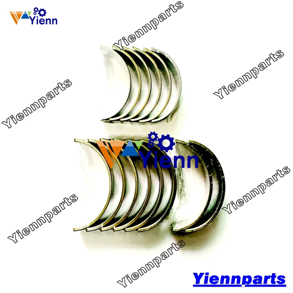 Z750 Z751 Crankshaft Main Conrod Bearing Set For Kubota L175 L185  Tractor Excavator Diesel Engine Spare Parts