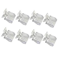 8Pcs Queen Bee Cages Bee Catcher Clear Plastic Clip Cage Beekeeping Equipment Tool Beekeeper Equip Isolation Room