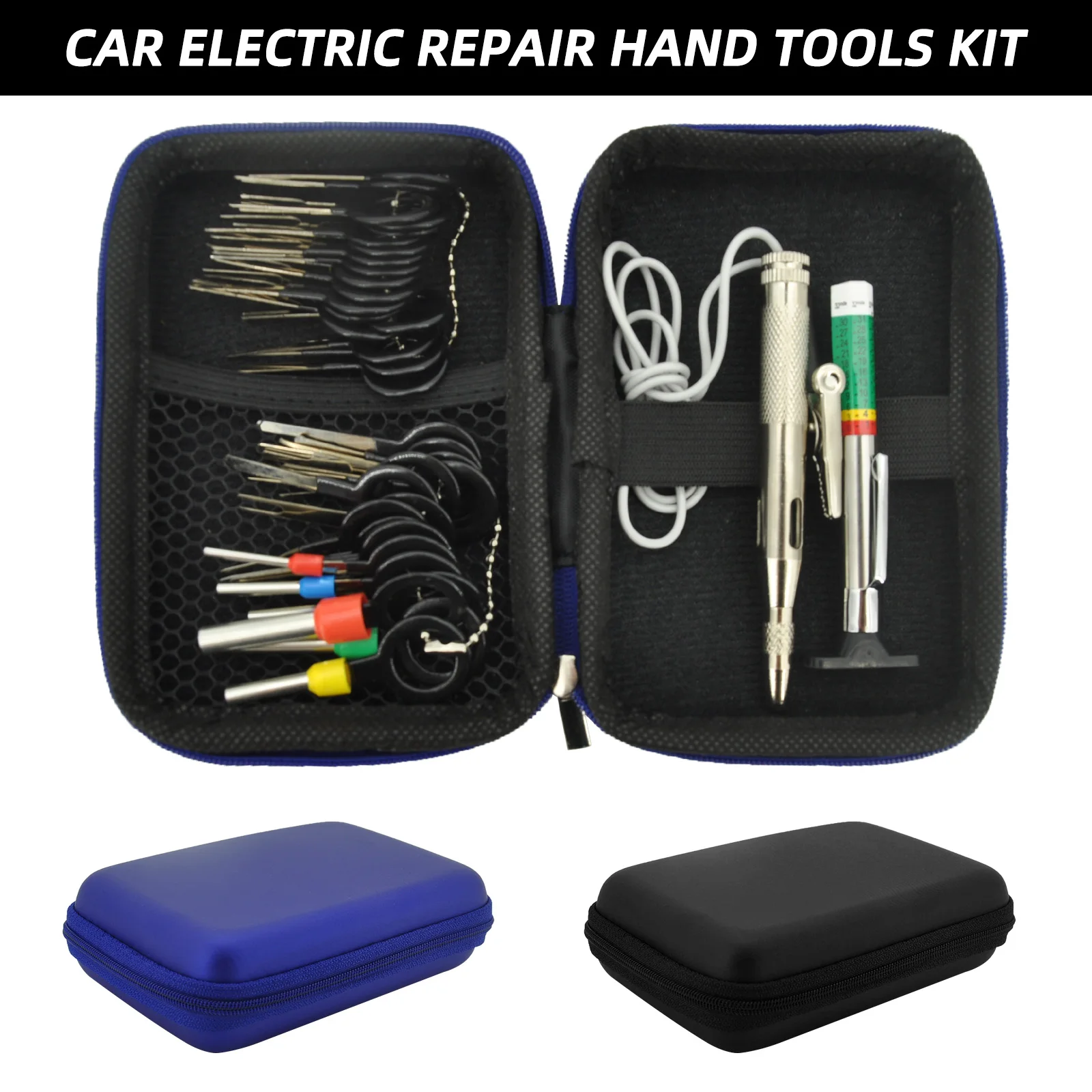 41pcs With EVA Case Car Terminal Removal Electrical Wiring Crimp Connector Pin Extractor Kit Car Electrico Repair Hand Tools