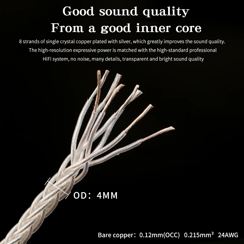 6N OCC silver plated type c otg decoding cable usb b lighting interface mobile computer dac cable sound card printer