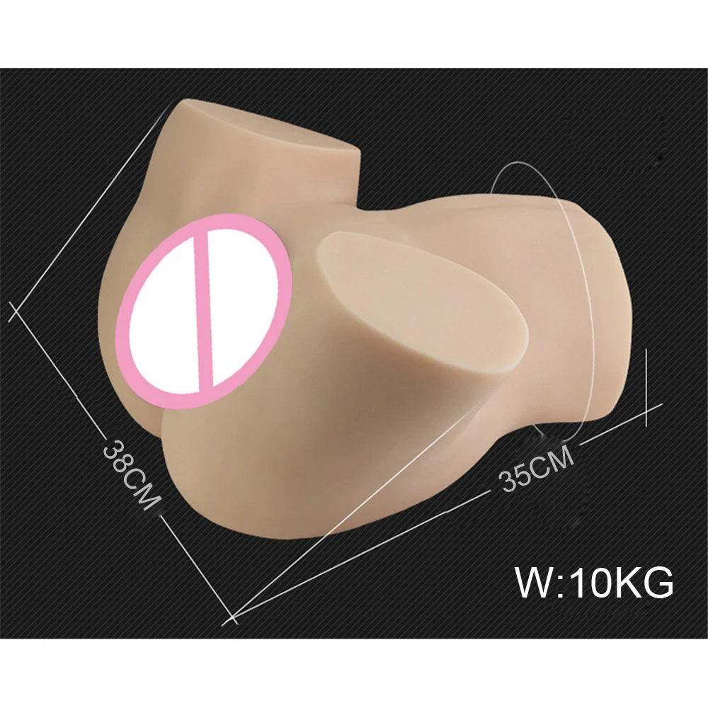 10kg/15kg Silicone Big Ass 3DSex Doll Artiflcial Vagina Double Channels Sex Toys For Men Male Masturbator Cup Masturbate For man