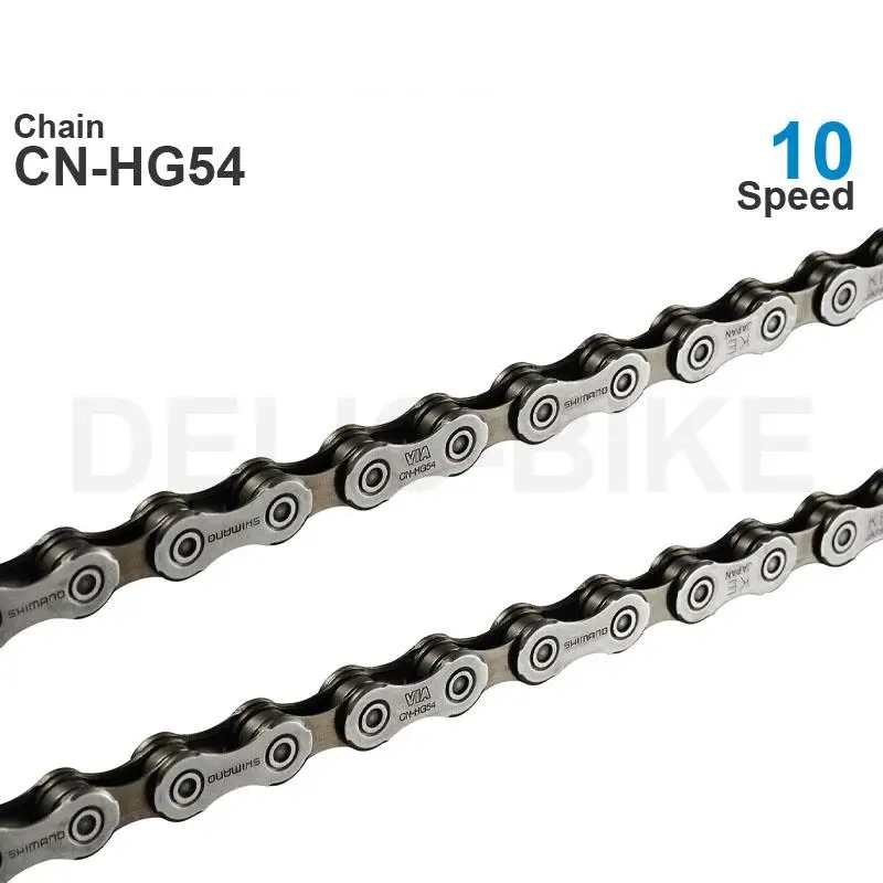 Original SHIMANO DEORE HG54- 10-Speed Bicycle Chains -  Super Narrow - HG-X- MTB Chain 114L with Quick Link