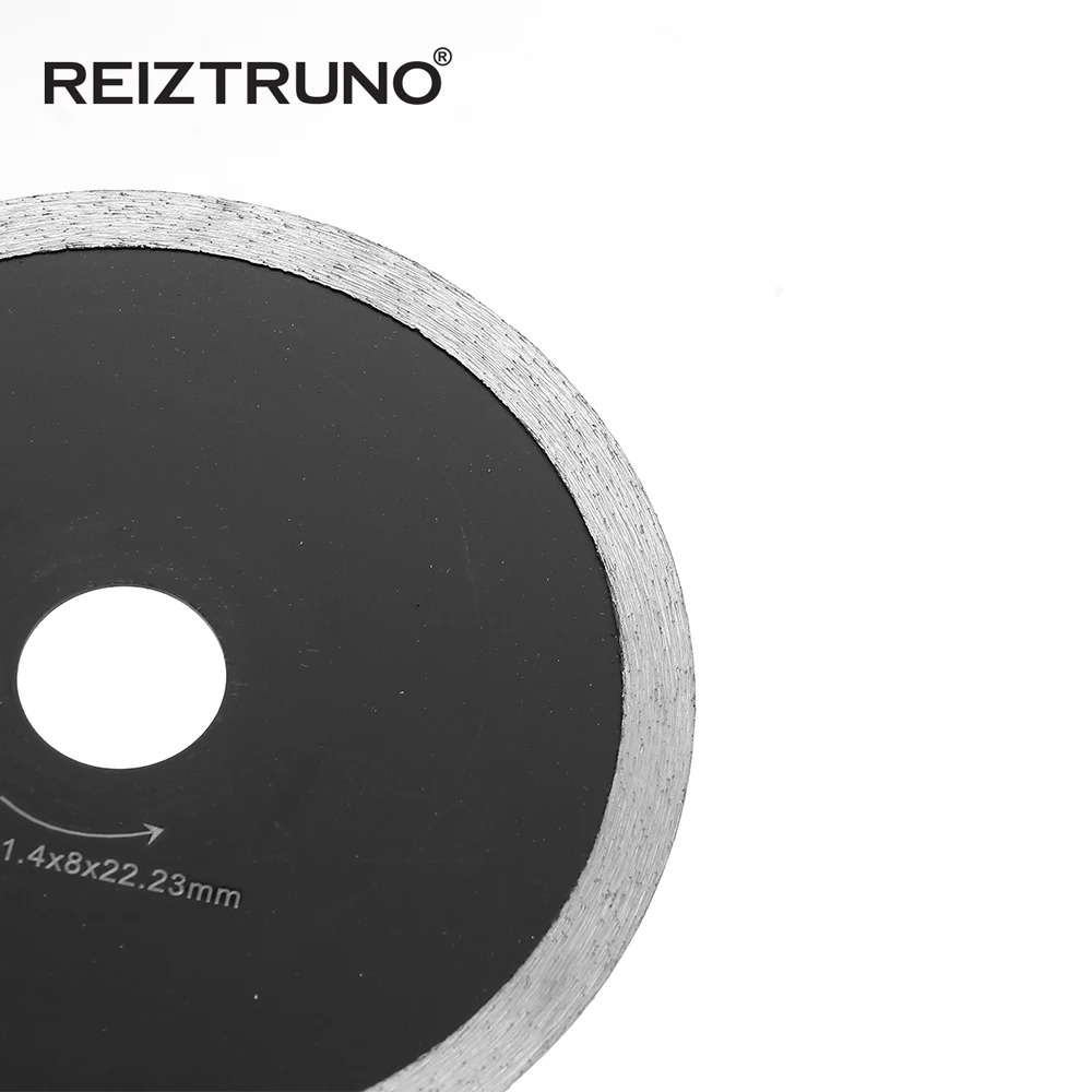 REIZTRUNO 5 Inci Super-tipis Berlian Turbo Bilah Ubin Keramik Marmer Pemotongan Cakram Rim Melingkar Melihat Pisau 8Mm Segmen Basah Digunakan