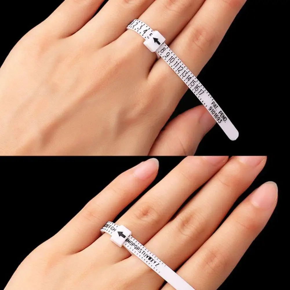 1pc Ring Sizer UK/US Offiziellen Ring Größe Mess Instrument Männer Frauen Finger Sizer Professionelle DIY Schmuck Zubehör werkzeuge