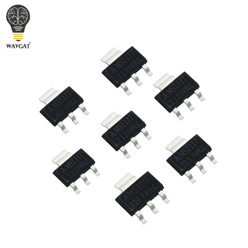 AMS1117 series AMS1117-3.3V AMS1117-ADJ AMS1117-1.8V AMS1117-1.2V AMS1117-5.0V AMS1117-3.3 AMS1117-5.0 Stable voltage power chip