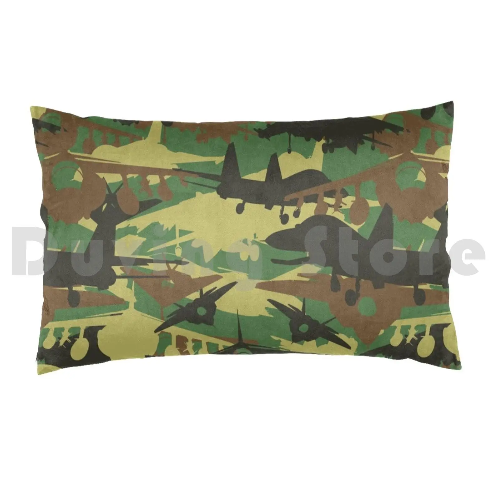 Military Camouflage Fighter Jet Pillow Case Printed 50x75 Military Fighter Camouflage Jet Aviation