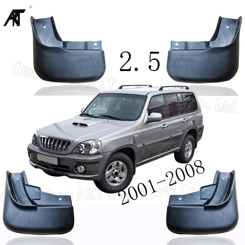 

Car Mud Flaps For Hyundai Terracan 2.5 2001-2008 86832-H1020 Mud Flaps Splash Guards Mudguard