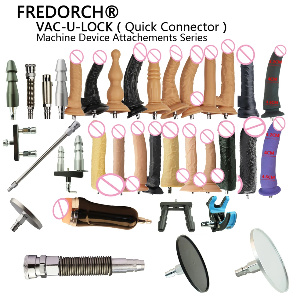 

FREDORCH 28 Types VAC-U-LOCK Machine Device Attachements Dildo Suction Cup Vagina Sex Love Machine Sex Product For Women and Men